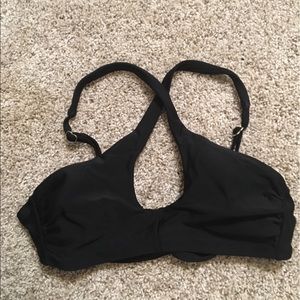Black cross in the front bathing suit